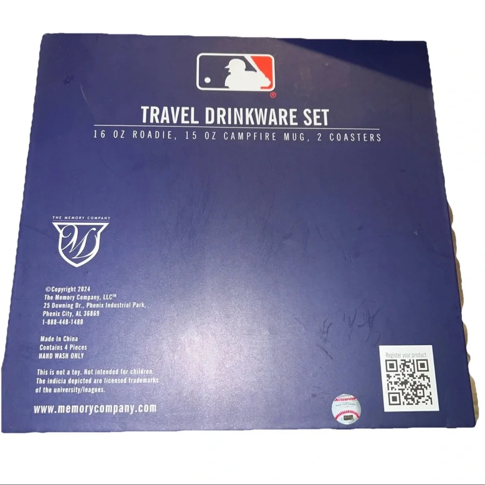 Red Sox Travel Drinkware Set 16 Oz Roadie 15 Oz Campfire Mug Two Coasters